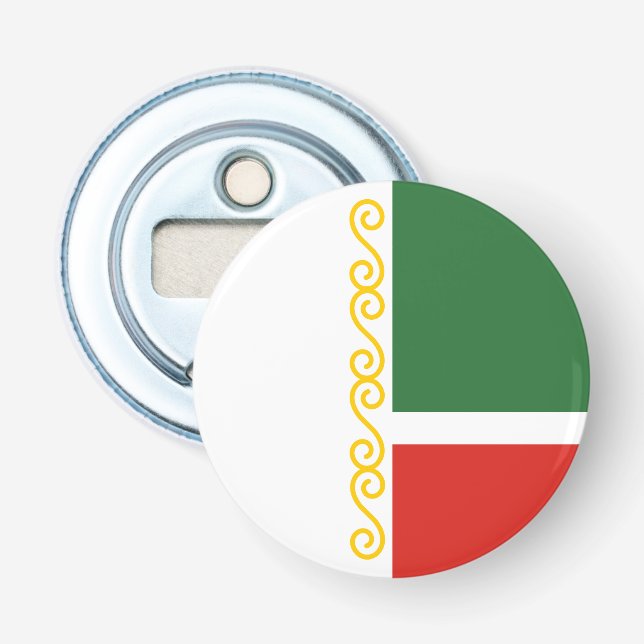 Tjetjeniens flagga flasköppnare (Framsidan)