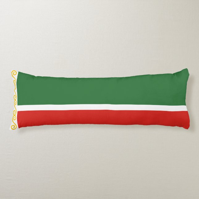 Tjetjeniens flagga kroppskudde (Framsidan)