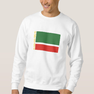 Tjetjeniens flagga lång ärmad tröja