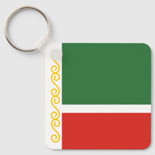 Tjetjeniens flagga nyckelring