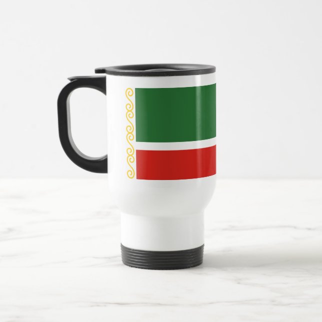 Tjetjeniens flagga resemugg (Vänster)