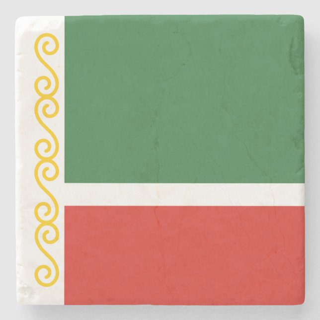 Tjetjeniens flagga stenunderlägg (Framsidan)