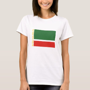Tjetjeniens flagga t shirt