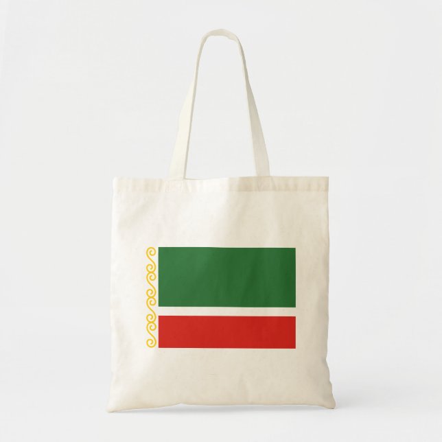 Tjetjeniens flagga tygkasse (Framsidan)