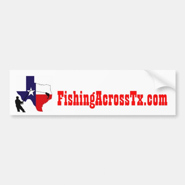 tjock%20logotyp%20#001_AZ, FishingAcrossTx.com, Sc Bildekal (Framsidan)