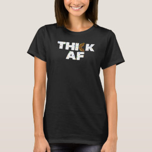Tjock AF Donut Fitness Vightlyftande T Shirt