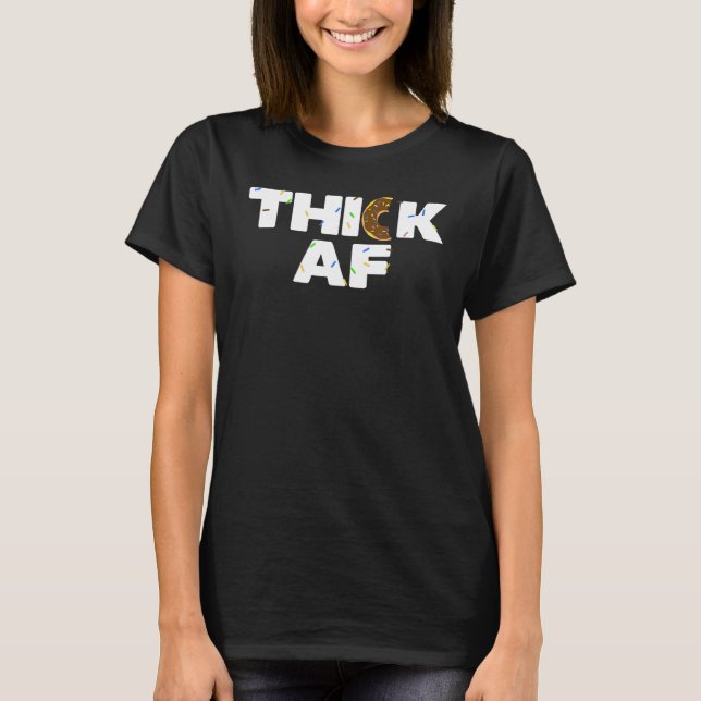 Tjock Af  Munk Fitness Tyngdlyftning T Shirt (Framsida)