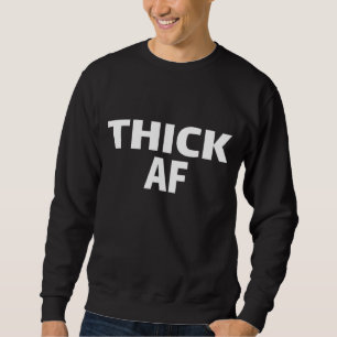 Tjock AF-urban för svart WOM-kläder Lång Ärmad Tröja