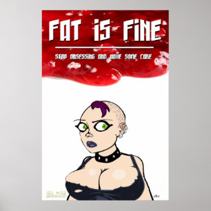 Tjock är fin: Germaine affisch