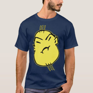 Tjock Asiatisk Gangster-kille med elak ansikte Doo T Shirt
