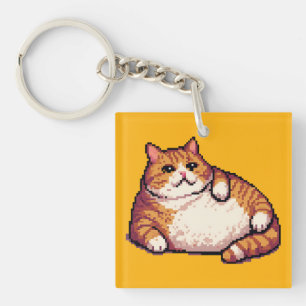 tjock av orange, kattmemxelbild