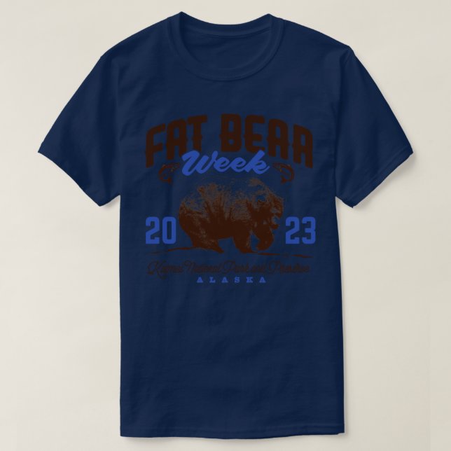 Tjock Bear Week 2023 T Shirt (Design framsida)