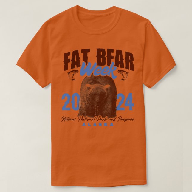 Tjock Bear Week 2024 T Shirt (Design framsida)