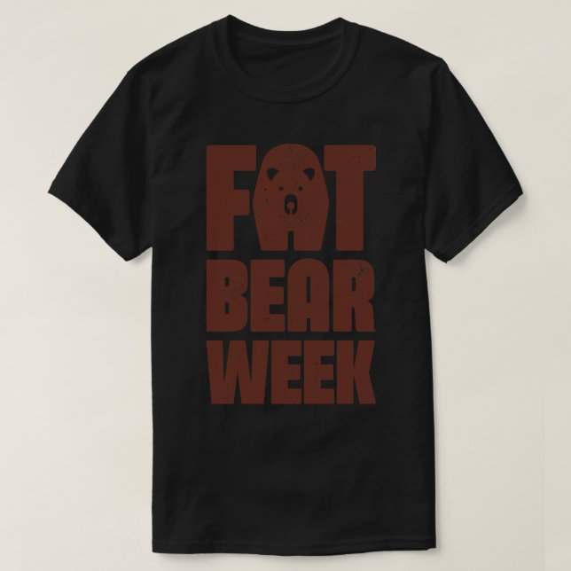 Tjock Bear Week för björn älskare 2023 T Shirt (Design framsida)