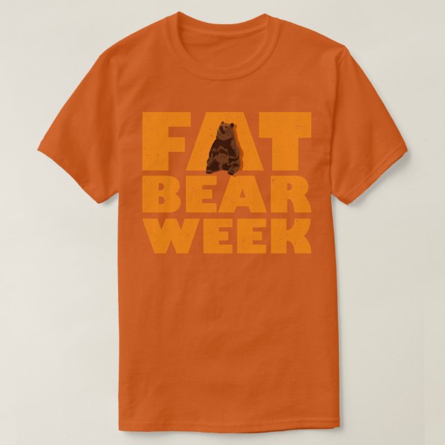 Tjock Bear Week T Shirt (Design framsida)