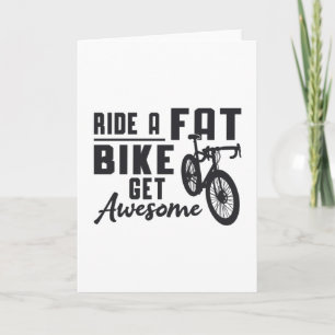 Tjock Bike Ride A Tjock Bike Get Fantastisk Biker Kort