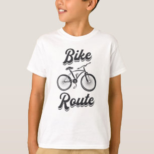 Tjock Bike Route Bike Cycling Biker MTB Fatcykel T Shirt