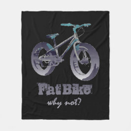 Tjock Bike Varför inte Motiveringsoffert med tjock Fleecefilt