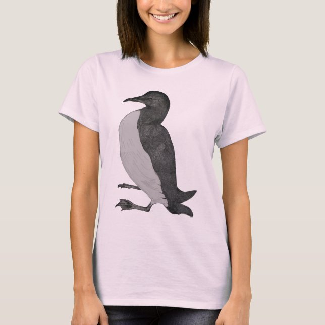 Tjock-Billed Murre Tee Shirt (Framsida)