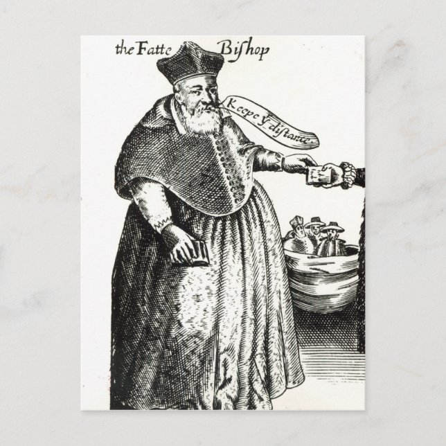Tjock Bishop Vykort (Framsida)
