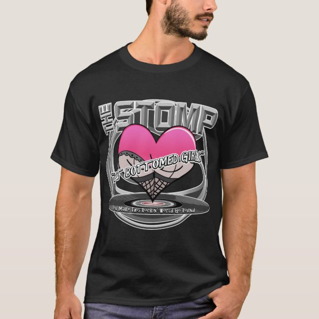 Tjock Bottomonerade flickor 1 T Shirt (Framsida)