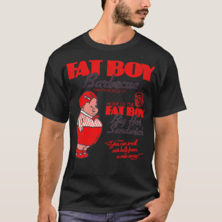 Tjock Boy Barbecue Retro BBQ Restaurant San Franci T Shirt