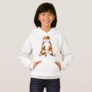 Tjock Calico Cat håller på att bli stinkande T Shirt