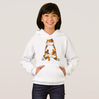 Tjock Calico Cat håller på att bli stinkande T Shirt