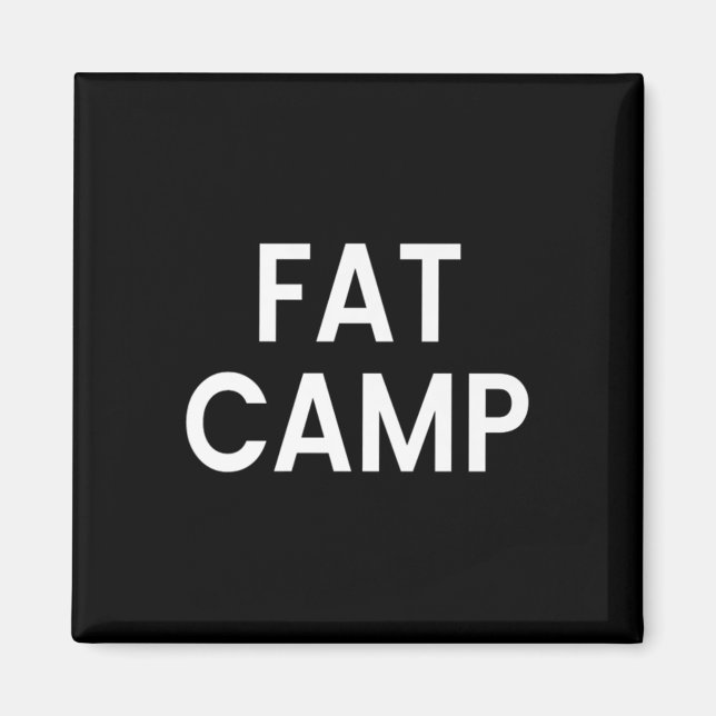 Tjock Camp Premium Magnet (Framsidan)
