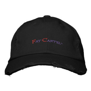 Tjock Cartel Hat Broderad Keps