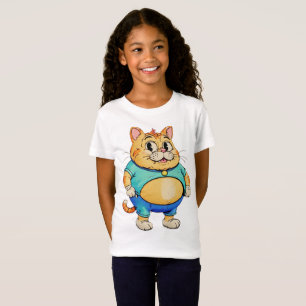 Tjock Cat Barn T-shirt