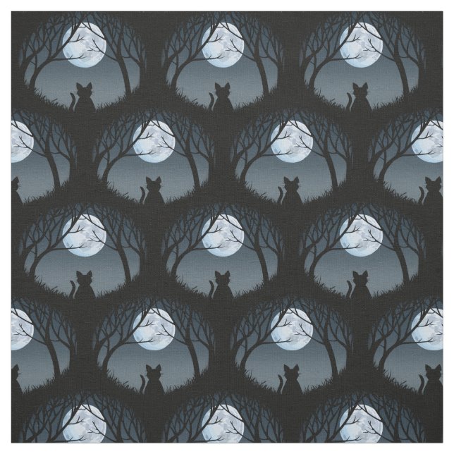 Tjock Cat Fabric Cat Lover Fabric Cat Mönster Fabr Tyg (Provkarta)