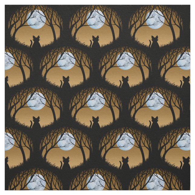 Tjock Cat Fabric Cat Lover Fabrics Cat Lover Mönst Tyg (Provkarta)