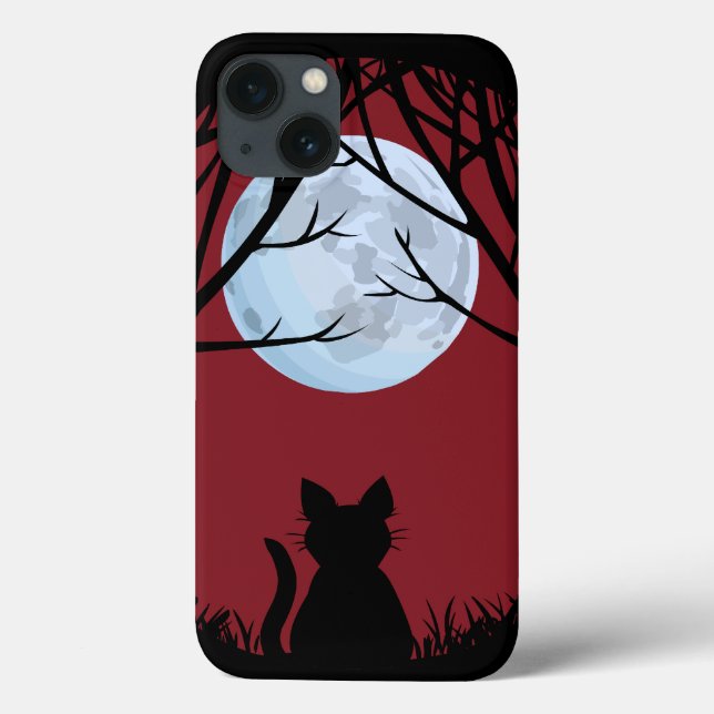 Tjock Cat iPad Case Personlig Le Chatta iPad Case (Baksida)