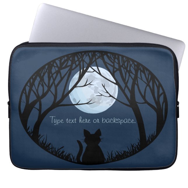 Tjock Cat Laptop sleeve anpassar Cat Lover-Sleeven (Framsidan)