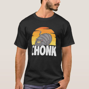 Tjock Cats Memb Chonk Cat Tjock People Retro Vinta T Shirt