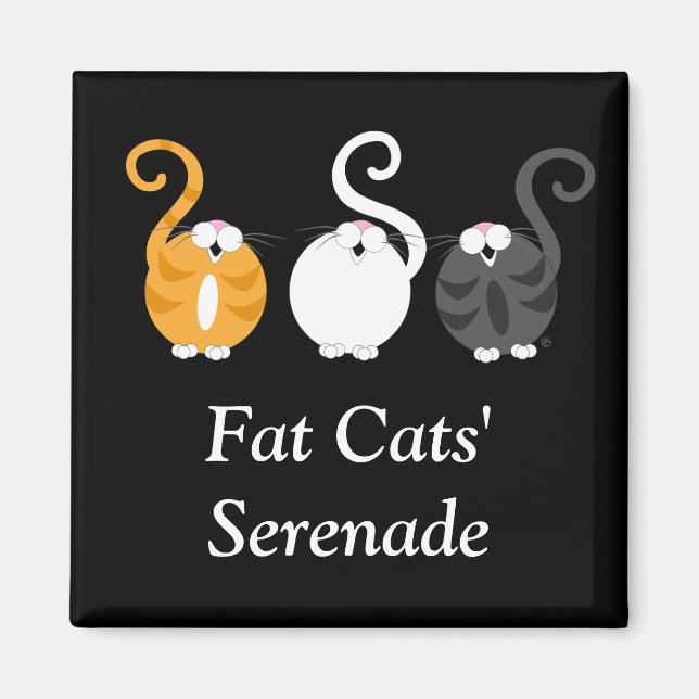Tjock Cats Sergranat Magnet (Framsidan)