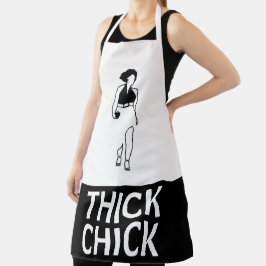 Tjock Chick för svart och vitt katt Walk