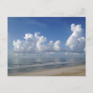 Tjock Clouds Over Topsail Island Beach NC USA Phot Vykort