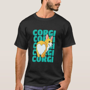 Tjock Corgi Corgi Hund Corgi Animal Corgie T Shirt