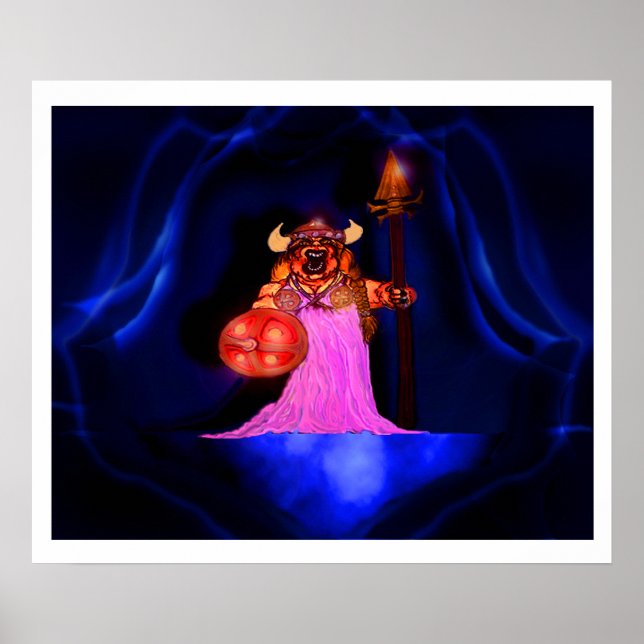 tjock dam sjungor poster (Framsidan)