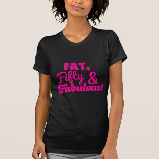 TJOCK femtio 50 och SAGOLIKT T Shirt (Framsida)