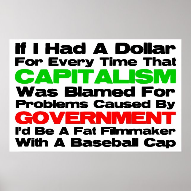 Tjock filmmakare med baskåpa poster (Framsidan)