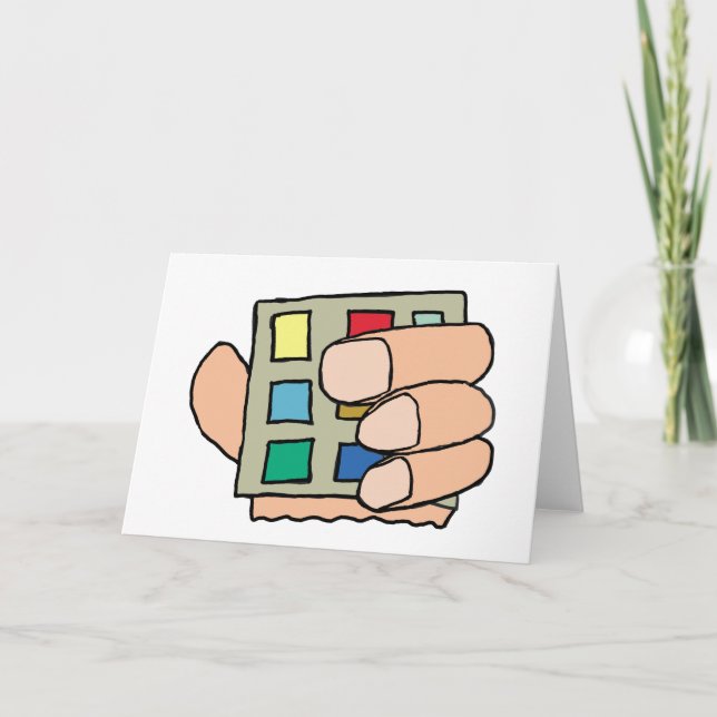 Tjock Finger Kort (Framsida)