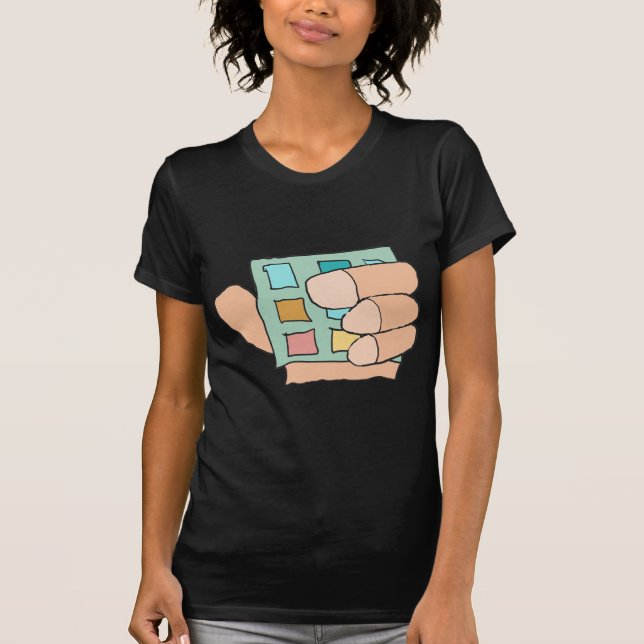Tjock Finger Tee Shirt (Framsida)