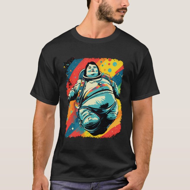 Tjock för konstverk, dammutrymme t shirt (Framsida)