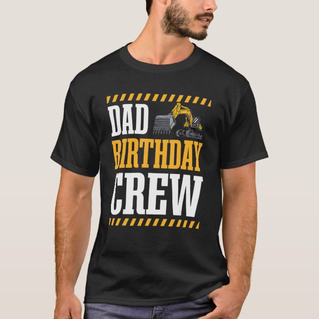 Tjock för Pappa Födelsedagsfest Laborer T Shirt (Framsida)