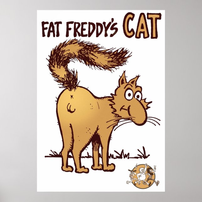 Tjock Freddys Cat Fabulous Hårig Freak Brothers Sh Poster (Framsidan)