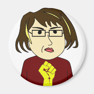 Tjock Girl Fight Back Magnet