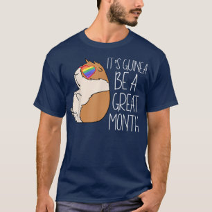 Tjock Guinea Gris HBT TQ Saker Gay pride månad Gui T Shirt